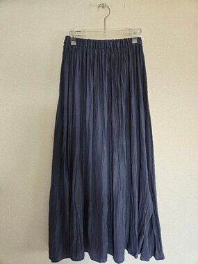 Terear Satin Skirt Dusty Blue M
